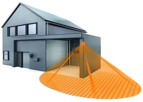 STEINEL 602710 - Sensore a parete a infrarossi per esterno IS240 antracite IP54