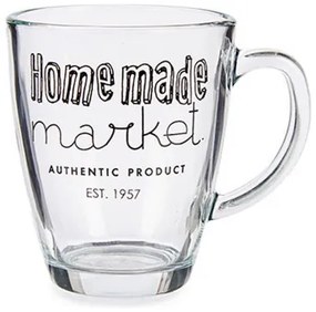 Tazza Mug Market Trasparente Vetro (320 ml) (6 Unità)