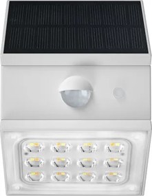 Lampada solare da parete a LED con sensore LED/2,5W/3,7V IP65 1200 mAh bianco