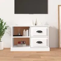 Mobile Porta TV Bianco 73x35,5x47,5 cm in Legno Multistrato 816168