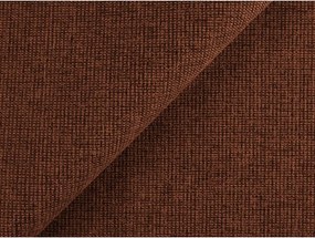 Divano angolare color terracotta allungabile (con penisola a destra/con chaise lounge) Hale – Makamii