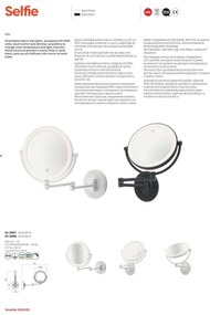 Redo 01-3087 -LED Dimmerabile Specchio cosmetico SELFIE LED/7W/230V 3000/4000/6000K bianco