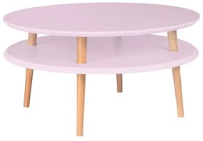 Tavolino rosa UFO, Ø 70 cm - Ragaba