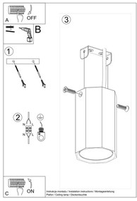 Sollux SL.1033 - Faretto ZEKE 1xGU10/40W/230V 10 cm quercia