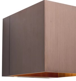 Lampada da parete moderna bronzo scuro con LED e dimmer touch ricaricabile - Joris