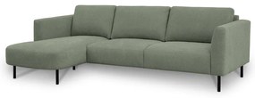 Divano angolare verde (angolo sinistro) Hero - Scandic