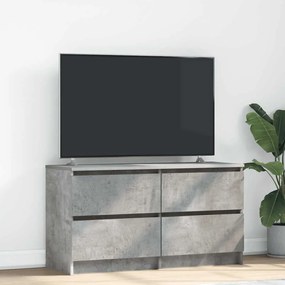 Mobile Porta Tv Grigio Cemento 100x35x54 Cm Legno Multistrato /