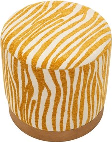 Poggiapiedi color senape Savana – Mauro Ferretti