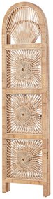 Paravento 3 pannelli rattan naturale 137 x 180 cm POMEZIA Beliani