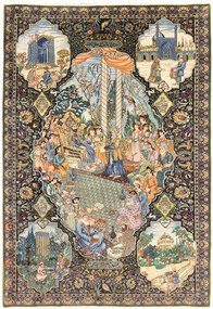 Tabriz Tappeto persiano 260 x 190 (Iran) Annodato A Mano