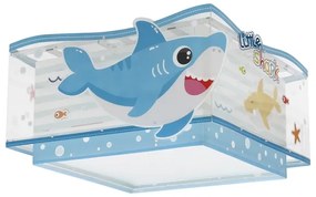 Dalber 63476 - Plafoniera per bambini BABY SHARK 2xE27/60W/230V
