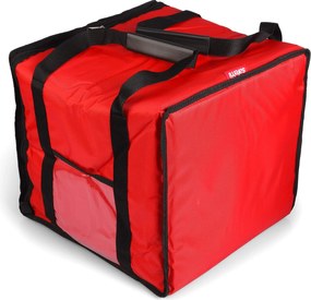 Borsa Termica Porta Pizze da Asporto 8/10 Cartoni Safemi Express 10 Rossa e Nera...