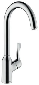 Rubinetto da cucina fisso Focus M43 argento cromato lucido HANSGROHE