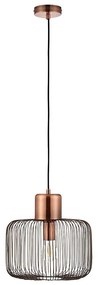 Endon 68986 - Lampada sospesa su cavo NICOLA 1xE27/40W/230V finitura rame