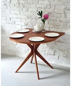 Tavolo da pranzo con effetto rovere 90x90 cm Jubi – Ragaba