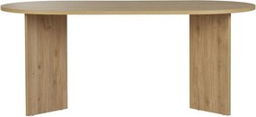 Tavolo da pranzo con effetto rovere 89,5x180 cm Sablin – Kalune Design