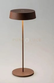 Lampada da tavolo ricaricabile led cocktail bronzo 2,2w 192lm 3000k...