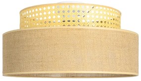Plafoniera BOHO 1xE27/60W/230V diametro 40 cm rattan