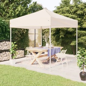 Tenda Per Feste Pieghevole Crema 3x3 M /