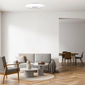 Plafoniera LED moderno Vizzini, bianco Ø 76 cm dimmerabile, 6600 lumen INSPIRE