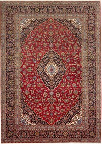 Kashan Tappeto persiano 350x250 Rosso (Iran) Annodato A Mano