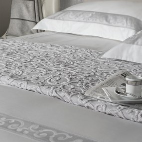 Copriletto non Trapuntato in Raso Jacquard San-marco
