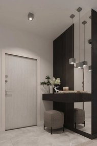 Applique da Parete in Alluminio  QUAD 1 G9 Grigia da Interno