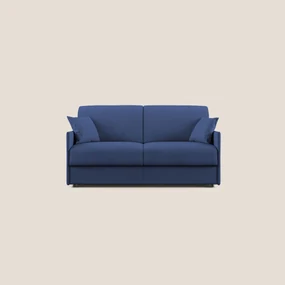 Evans Divano letto in morbido tessuto impermeabile T02 blu 189 cm (mat. 160x197)