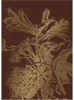 KEK Amsterdam Carta da parati panoramica Engraved Flowers Gold 5 - M