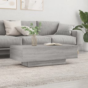 Tavolino salotto grigio sonoma 100x49,5x31 cm legno multistrato