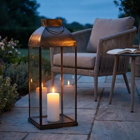 CHANEL - lanterna in vetro e acciaio