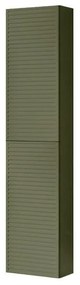 Colonna per mobile bagno Pixel Stripes 2 ante P 27 x L 30 x H 160 cm laccato opaco verde salvia