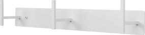 Attaccapanni da parete bianco in metallo 44 cm Chapman – Spinder Design