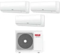 Climatizzatore Condizionatore Riello Trial Split Inverter serie AARIA PLUS 9+9+9 con AARIA MULTI 370 P R-32 Wi-Fi Optional 9000+9000+9000