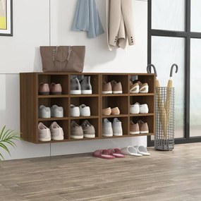 Scarpiere 2 Pz Rovere Marrone 52,5x30x50 Cm /