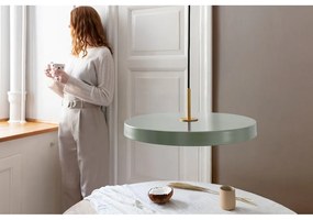 Lampada a sospensione LED verde chiaro con paralume in metallo ø 43 cm Asteria Medium - UMAGE