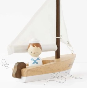 Le Toy Van - Barca a vela in legno con capitano faggio