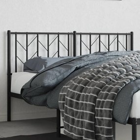 Testiera İn Metallo Nero 150 Cm /
