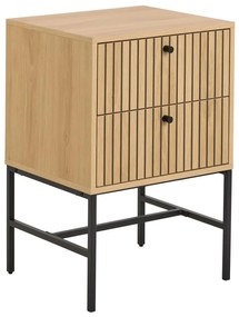 Comodino con cassetti OLIVIA rovere