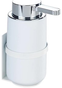 WENKO 54655100 - Dispenser per sapone WOYA 250 ml bianco/cromo lucido