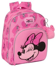 Zaino Scuola Minnie Mouse Loving Rosa 28 x 34 x 10 cm
