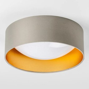 Plafoniera LED/12W/230V Ø 32 cm taupe/oro