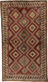 Shiraz Tappeto persiano 160x280 Rosso (Iran) Annodato A Mano
