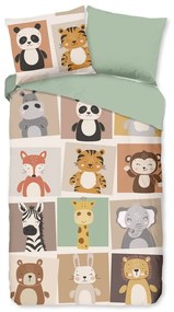 Set copripiumino e federa da bambini in microfibra per letto singolo ed esteso 140x220 cm Ranger – Good Morning