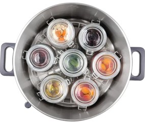 Sencor - Pentola per conserve 27 l 1800W/230V acciaio inox/grigio