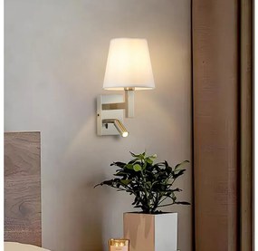 Brilagi - Applique a LED DEYA 1xE14/40W/230V + LED/3W bianco/cromo opaco