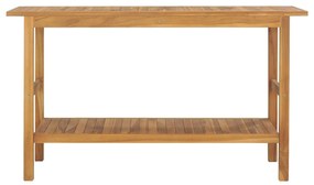 Vanità da Bagno in Legno Massello di Teak 132x45x75 cm