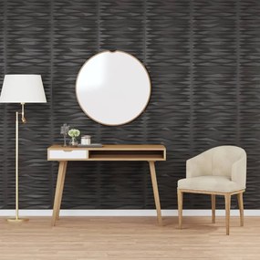 Pannelli Murali 24 Pz Neri 50x50 Cm Xps 6 M² Pietra /