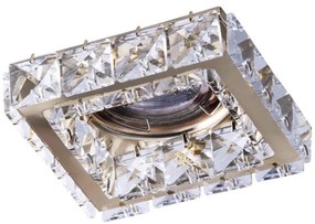 Azzardo AZ4412 - Faretto da incasso ESTER 1xGU10/50W/230V quadrato oro