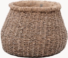 Vaso in cemento fatto a mano Faux-Puff, alt. 13 cm